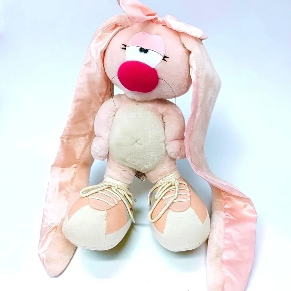VTG 1985 Applause Billie Jean Pink Bunny Plush 14